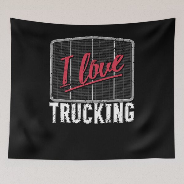 Item preview, I Love Trucking Trucker T Shirt Trucker Dad Trucker Gift designed and sold by shoppzee.