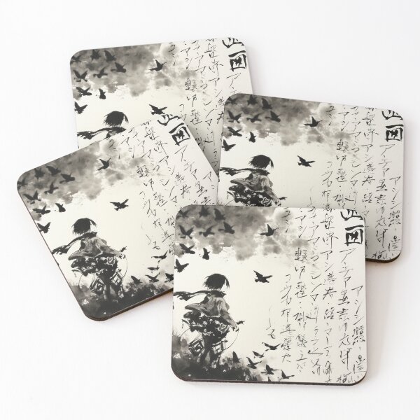 Item preview, Mikasa Sumi-e  designed and sold by AnimeArsenalPrints.