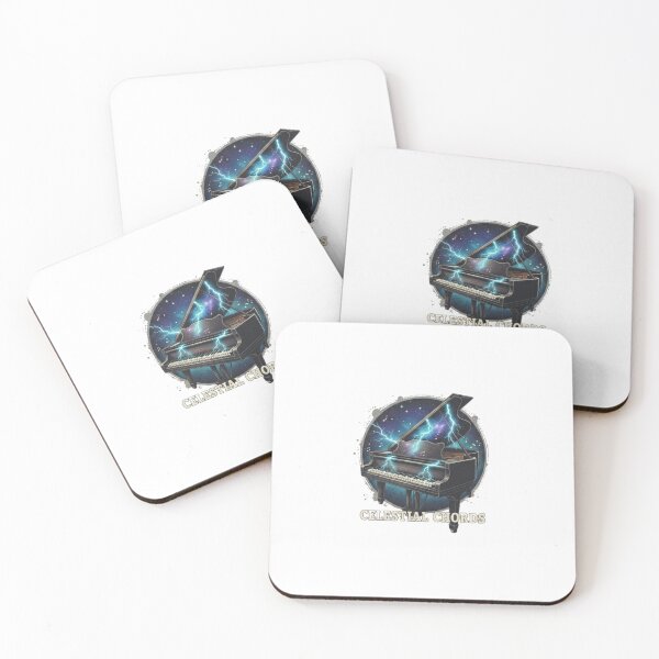 Item preview, Celestial Chords Cosmic Piano Art designed and sold by ELIAS BRICK INTELLIGENT GROOVE.