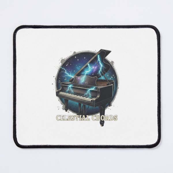 Item preview, Celestial Chords Cosmic Piano Art designed and sold by ELIAS BRICK INTELLIGENT GROOVE.