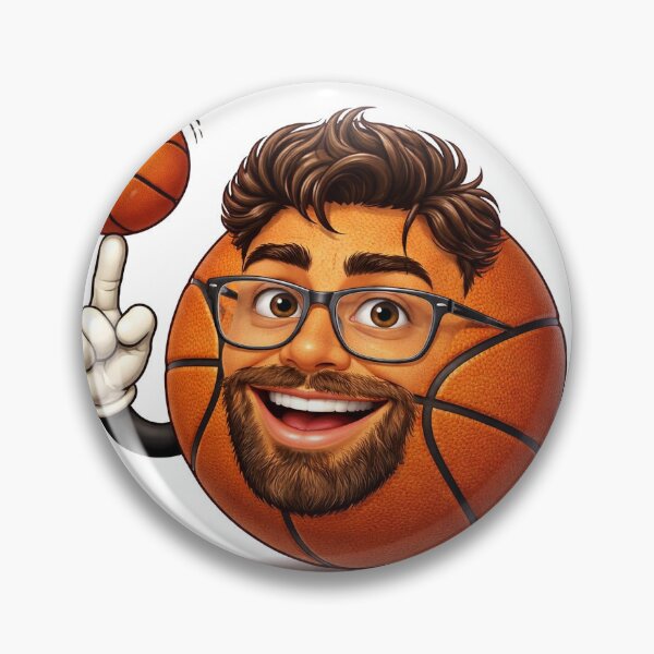 Item preview, Caricature basketball design designed and sold by Uniqueartai.