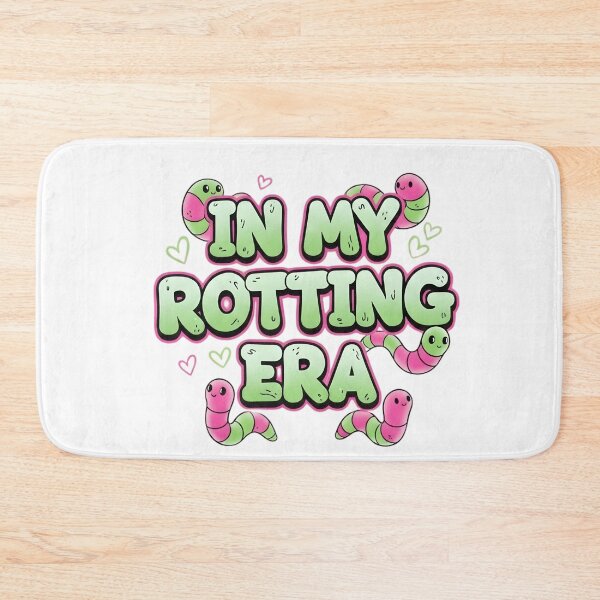 Item preview, In My Rotting Era Cute Worms Bed Rotting Aesthetic & Funny Mental Health Meme designed and sold by Aryaam.