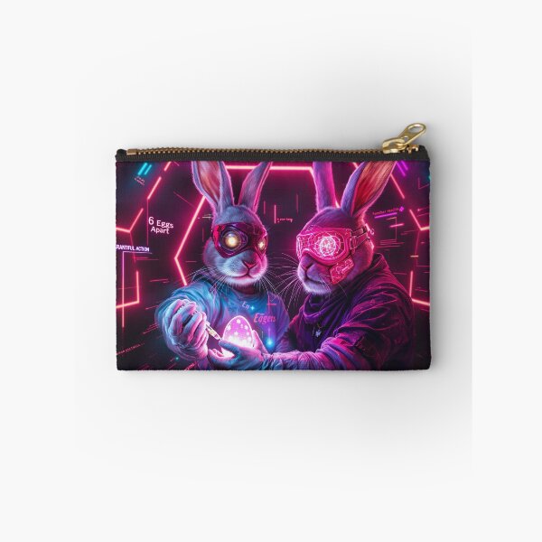 Item preview, Cyber Bunny Tech Satire Art designed and sold by TimberWolf995.