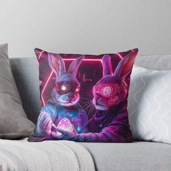 Aperçu de l'œuvre Cyber Bunny en confinement créée et vendue par TimberWolf995.