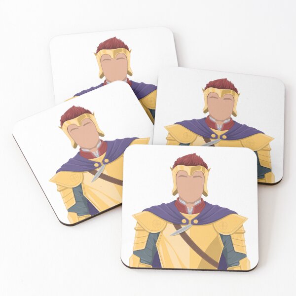 Item preview, Warrior of the Crimson Order | Minimalist Fantasy Knight Portrait designed and sold by SimpleSquirrel.