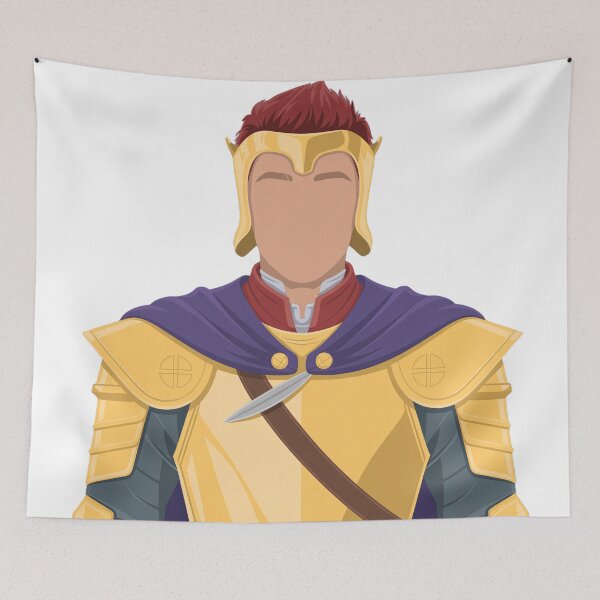 Item preview, Warrior of the Crimson Order | Minimalist Fantasy Knight Portrait designed and sold by SimpleSquirrel.