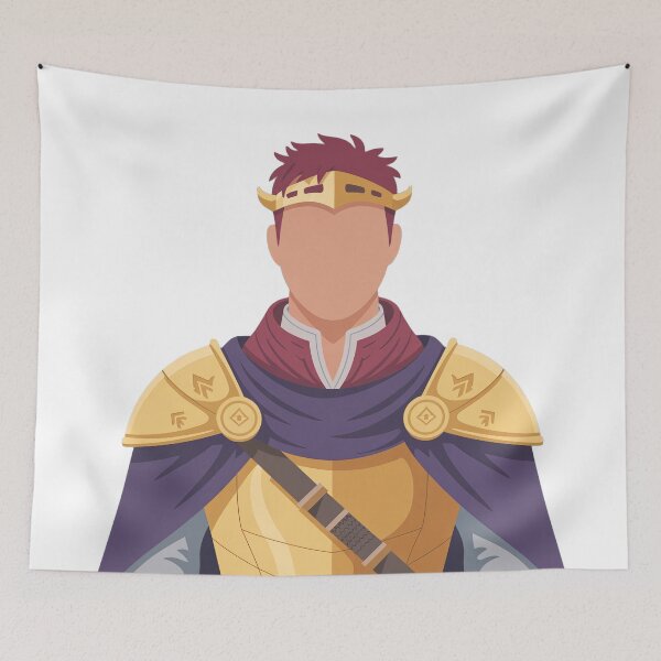 Item preview, Warrior of the Crimson Order | Minimalist Fantasy Knight Portrait designed and sold by SimpleSquirrel.