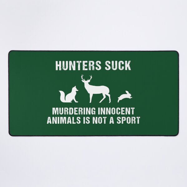 Item preview, Hunters suck white text designed and sold by quinnhopp.