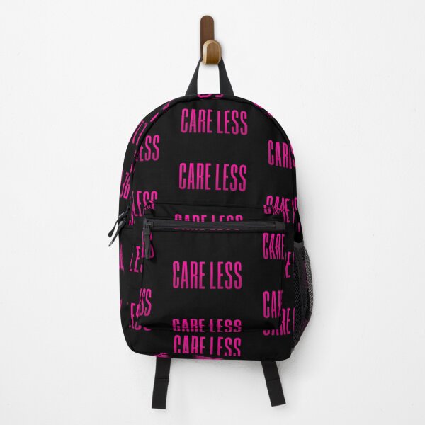 Item preview, Care Less, Pink Condensed Typography designed and sold by Memes N Lore .