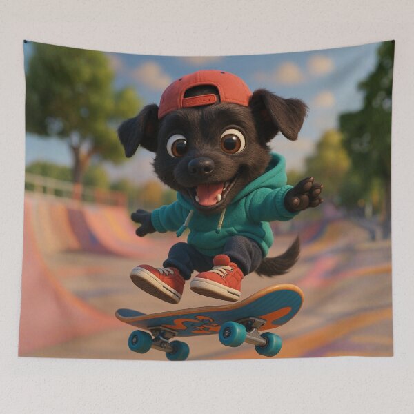 Item preview, Skater Patterdale Terrier designed and sold by Sillytoe.