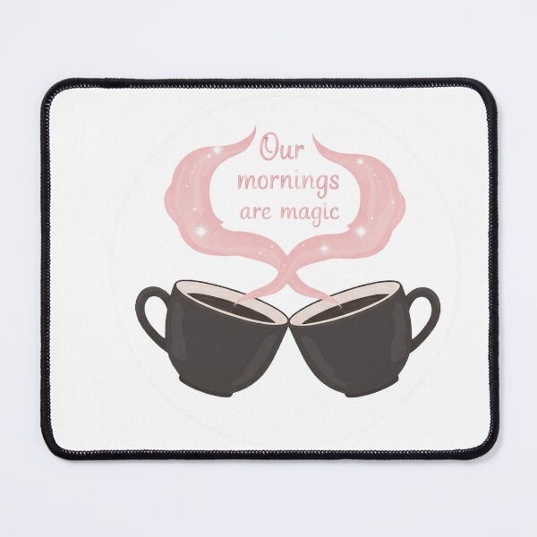 Item preview, Romantic Coffee Cups Love Quote designed and sold by MIArt Studio.