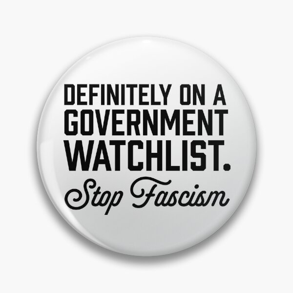 Item preview, Definitely on a Government Watchlist. Stop Fascism — Dark Humor Satire designed and sold by DubiousDoodles.