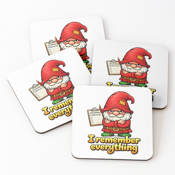 Item preview, I Remember Everything – Grumpy Gnome Revenge Checklist Art designed and sold by Moriarty's Digital Visions.