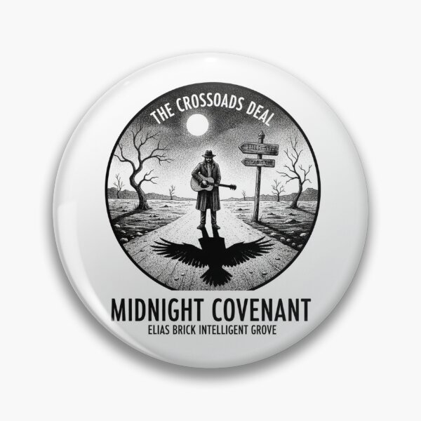 Item preview, Midnight Covenant Crossroads Blues Art designed and sold by ELIAS BRICK INTELLIGENT GROOVE.