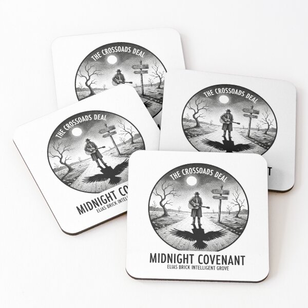 Item preview, Midnight Covenant Crossroads Blues Art designed and sold by ELIAS BRICK INTELLIGENT GROOVE.
