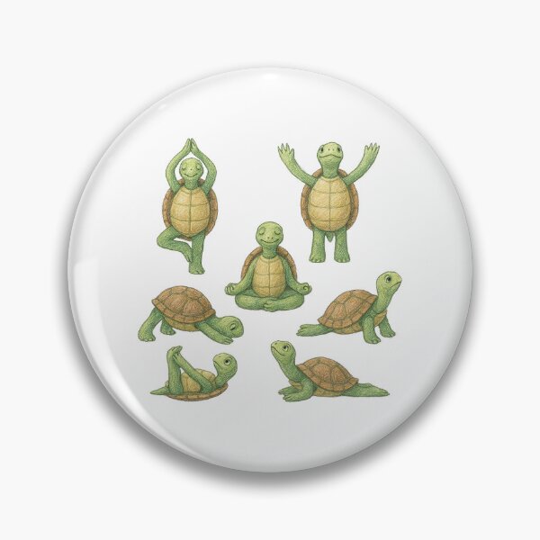 Item preview, Whimsical Yoga Turtle Positions Stretching Meditation designed and sold by TeeARTHY.