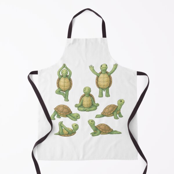 Item preview, Whimsical Yoga Turtle Positions Stretching Meditation designed and sold by TeeARTHY.