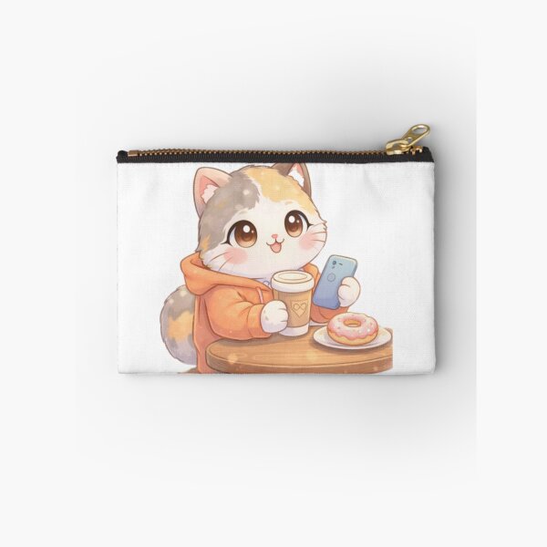Item preview, Mochi Cozy Cat – Coffee Date Boy Cat designed and sold by Mochi Studio.