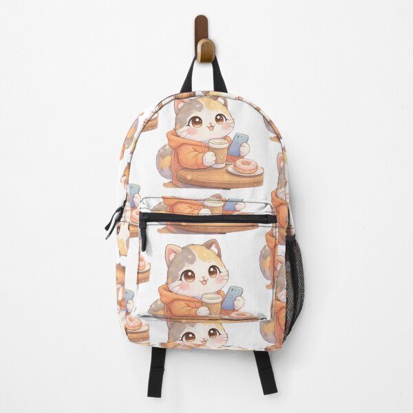 Item preview, Mochi Cozy Cat – Coffee Date Boy Cat designed and sold by Mochi Studio.