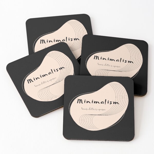 Item preview, Minimalism — Because Clutter Is Expensive designed and sold by JokeAndStyle.