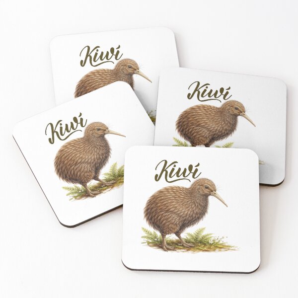 Item preview, Kiwi Bird - New Zealand Native Wildlife Art designed and sold by Fabrifrank.