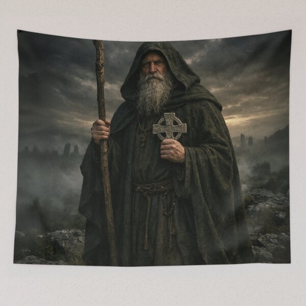 Item preview, Saint Patrick of Stone and Fog designed and sold by Sartawsky.