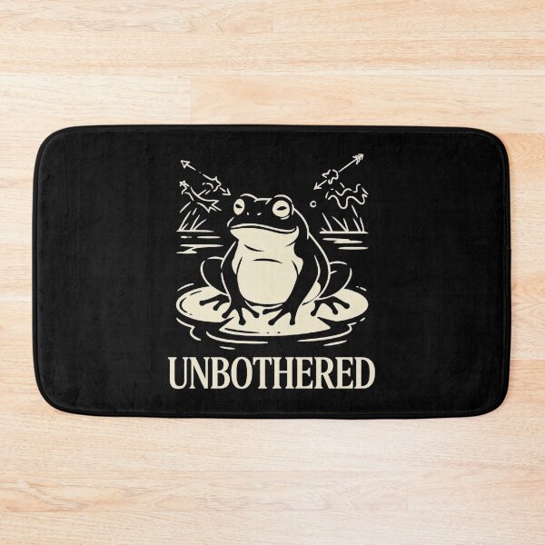 Item preview, Frog Sitting Pond Unbothered designed and sold by SignumShop.