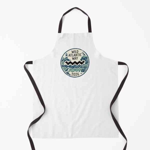 Item preview, Wild Atlantic Way Ireland 2026 Vintage Coastal Travel Badge designed and sold by REAL IRISH GIFTS.