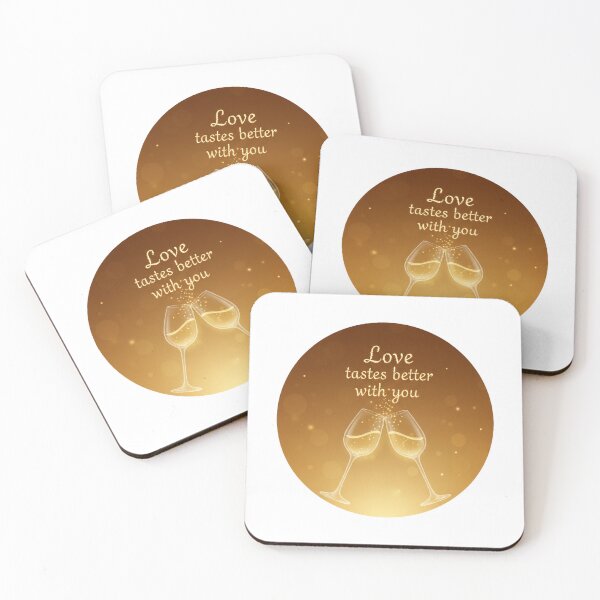 Item preview, Love Tastes Better With You Wine designed and sold by MIArt Studio.