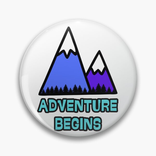 Item preview, adventure begins - winter hike designed and sold by CypisDesign.