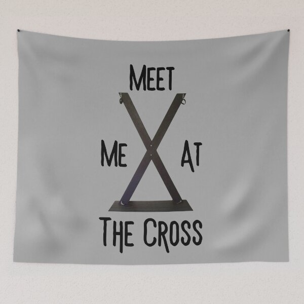 Item preview, Meet Me At the Cross - Dungeon Black designed and sold by Laymela Underground.