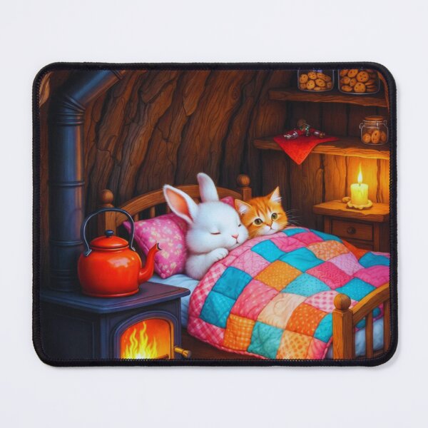 Item preview, A RABBIT AND CAT’S HIDDEN TREEHOUSE designed and sold by BLUESKY11a.