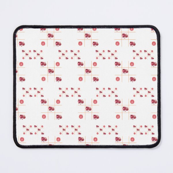 Item preview, Tic Tac Toe Pomegranate pattern designed and sold by redsamm.