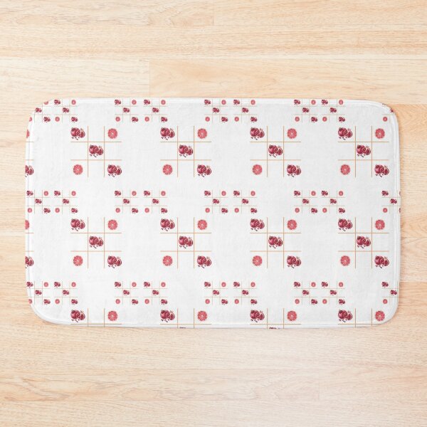 Item preview, Tic Tac Toe Pomegranate pattern designed and sold by redsamm.
