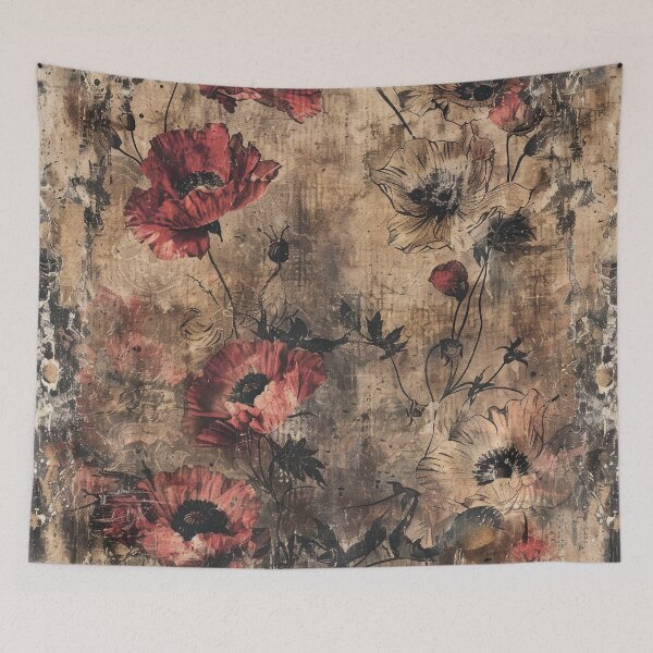 Item preview, Floral pattern. Flower bouquet. Field of flowers. Retro. Vintage. designed and sold by MagelliShop.