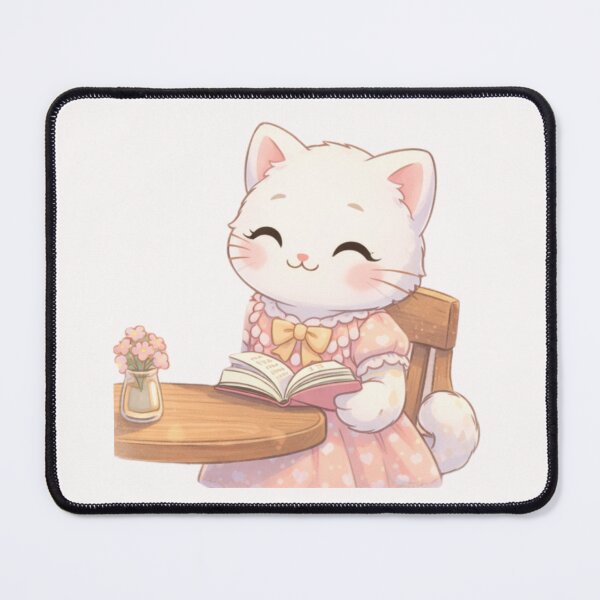 Item preview, Lumi Cute Cat – Coffee Date Girl Cat designed and sold by Mochi Studio.