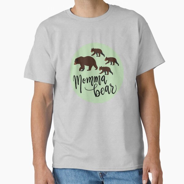 Item preview, Momma bear - handlettered with three cubs designed and sold by NewBranchStudio.