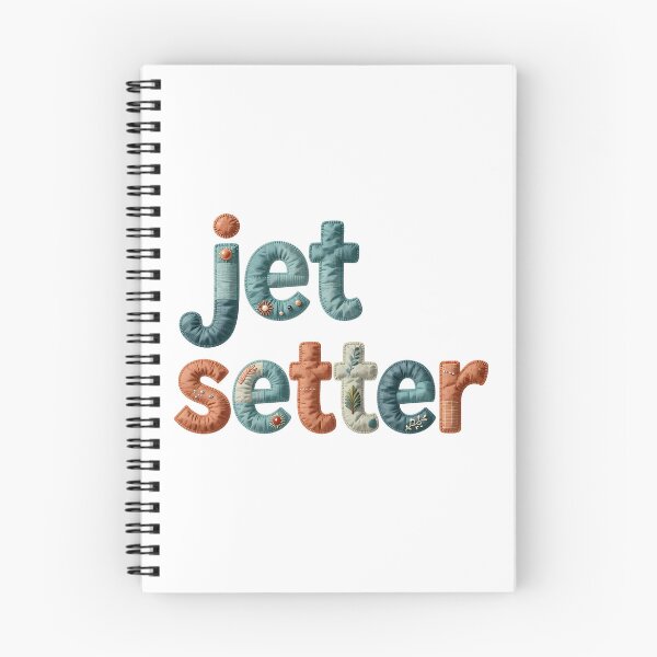 Item preview, JET SETTER - IN TERRACOTTA AND TEAL designed and sold by AlexOBrienArt.