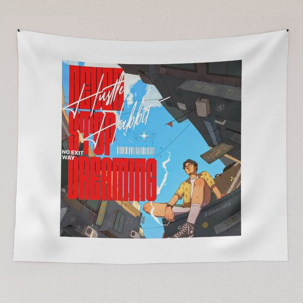 Item preview, Hustle Stop Dreaming – Streetwear Motivation Design designed and sold by Unstocks.