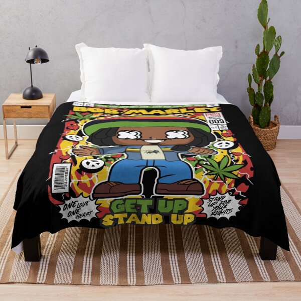 Item preview, Bob Marley Get Up Stand Up Love The Life You Live Live The Life You Love One Love One Heart Reggae Music Jamaica Cannabis Fan designed and sold by visionsunveiled.
