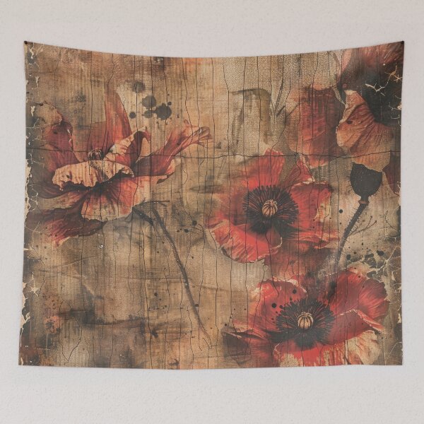 Item preview, Floral pattern. Flower bouquet. Field of flowers. Retro. Vintage. designed and sold by MagelliShop.