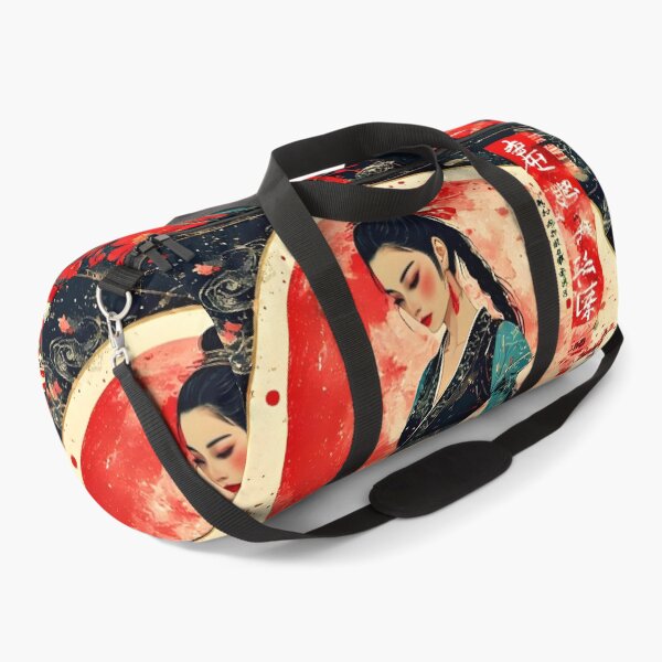 Item preview, Red Lunar Warrior Japanese Dark Aesthetic Art designed and sold by Neer arts.