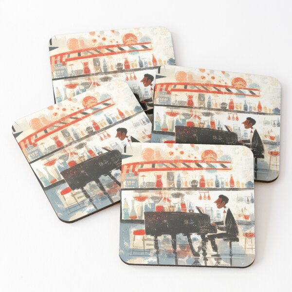 Item preview, Midnight Jazz at the Corner Bar designed and sold by Dusk Atelier.