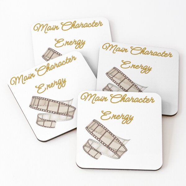Item preview, Main Character Energy – Film Aesthetic Quote Design designed and sold by 1234saad.