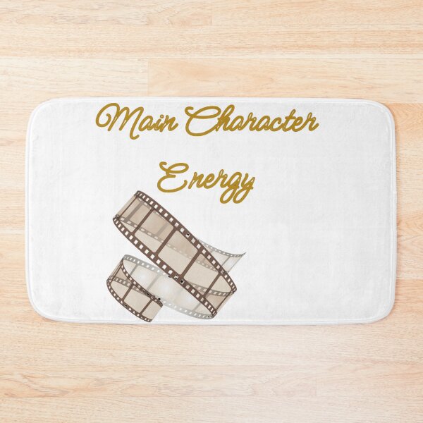Item preview, Main Character Energy – Film Aesthetic Quote Design designed and sold by 1234saad.