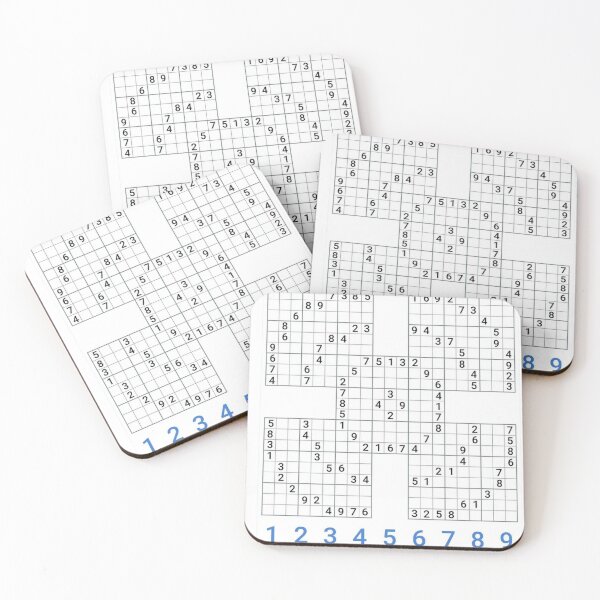 Item preview, Ultimate Samurai Sudoku Challenge: Five Overlapping Grids designed and sold by Mervee11.