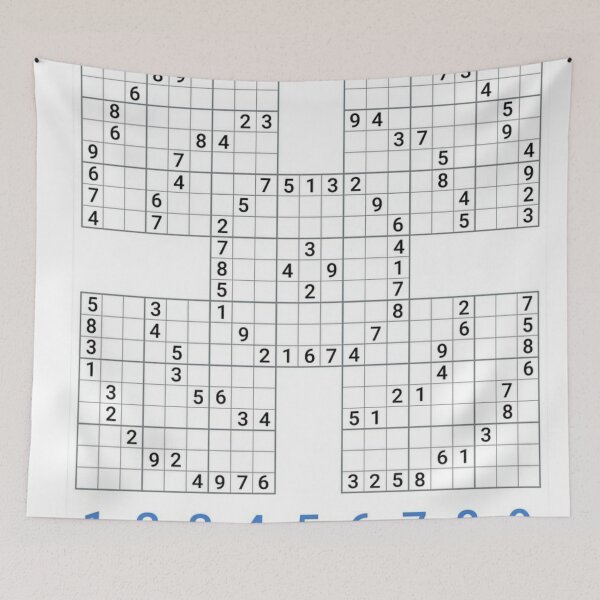 Item preview, Ultimate Samurai Sudoku Challenge: Five Overlapping Grids designed and sold by Mervee11.