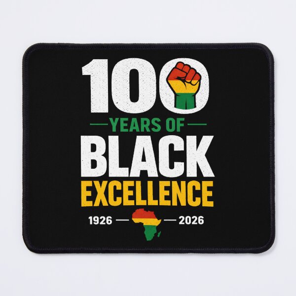 Item preview, 100 Years of Black Excellence 1926-2026 Centennial Heart Shaped Essential T-Shirt designed and sold by artsNook.