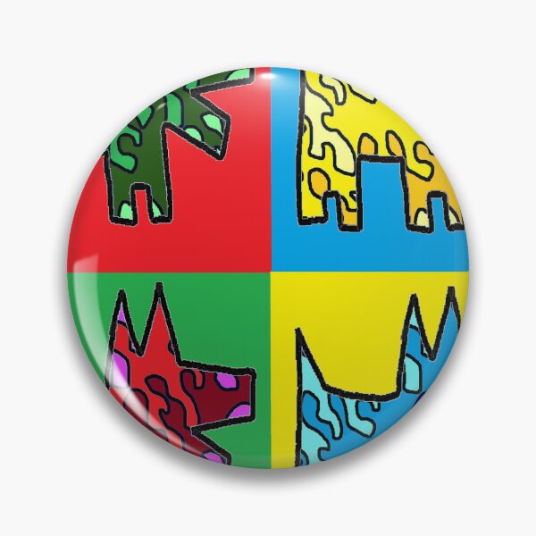 Item preview, Graffiti 123 Pop Art Dogs 123 Dog 123 designed and sold by LowEndGraphics.