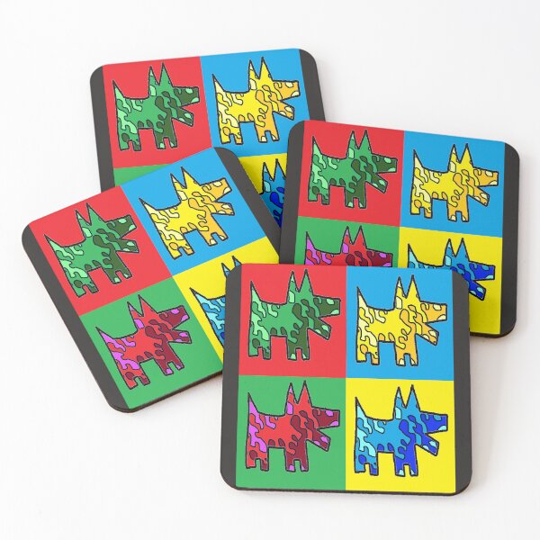 Item preview, Graffiti 123 Pop Art Dogs 123 Dog 123 designed and sold by LowEndGraphics.